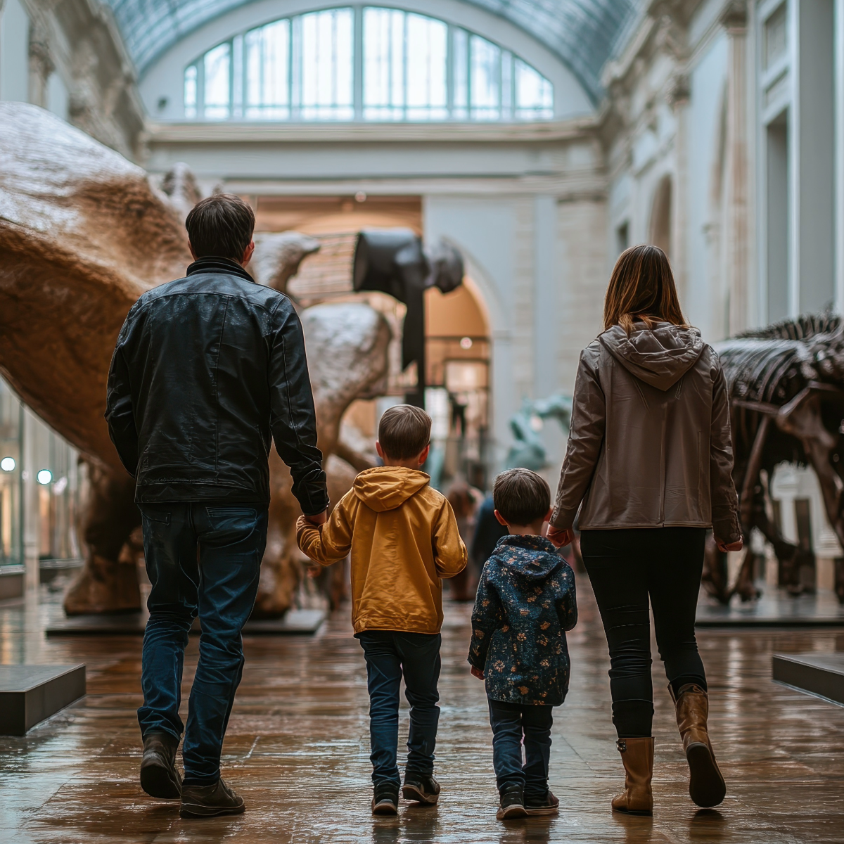 Family return to a Museum through membership program