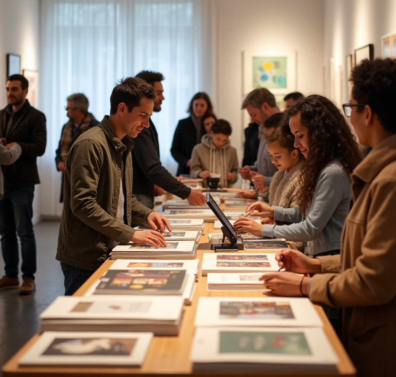 art museum and gallery shop