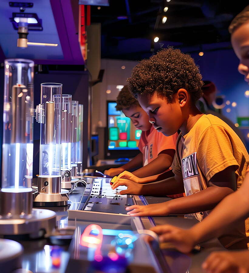 Children at a Science Center